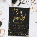 Recherche de gold 50th anniversaire invitations Cinquante