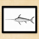 Suche nach schwertfisch poster Vintag