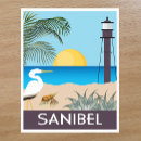 Suche nach sanibel insel florida poster Vintag
