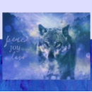 Suche nach glücklicher wolf postkarten Liebe