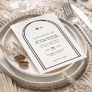 Suche nach black white hochzeits einladungen Monogramm