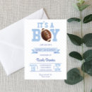 Recherche de football baby shower invitations Bébé