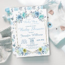 Recherche de floral baby shower garçon invitations Bébé