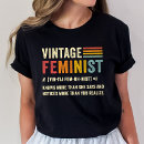 Recherche de vintage feminist tshirts Rétro