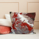Recherche de rouge abstrait coussins Gris