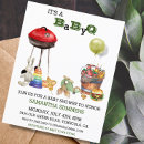 Recherche de bbq baby shower invitations Griller