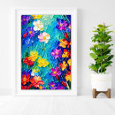 Suche nach abstract flowers poster Colorful