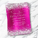 Recherche de pink glitter invitations Girly