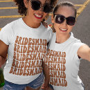 Recherche de orange femme tshirts Bridesmaid