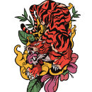 Recherche de japonais traditionnel tshirts Tigre