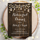 Recherche de rustic répétition dîner invitations Lumières à cordes