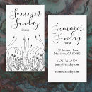 Recherche de florist cartes visite Unique