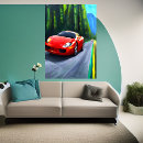 Recherche de voiture rouge posters Route