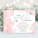 Recherche de flacon invitations Flocons de neige