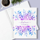Recherche de floral bleu bureau fournitures Aquarelle