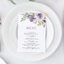 Recherche de pourpre mariage menus Calligraphie