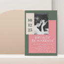 Recherche de rose vert mariage invitations Simple
