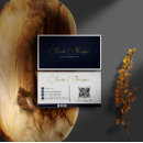 Recherche de marine bleu or cartes visite Administrative professional