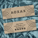 Recherche de forme mini cartes visite Customer