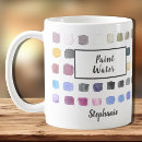 Recherche de motif drôle tasses Aquarelle