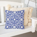 Recherche de bleu cobalt coussins Coloré