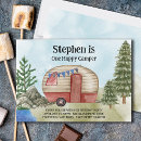 Recherche de vintage camper invitations Camping
