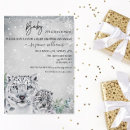 Recherche de léopard de neige invitations Baby