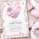 Recherche de coeur de fleur invitations Pour elle