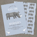 Recherche de rhino invitations Safari