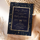 Recherche de constellation baby shower invitations Étoiles