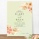 Recherche de crème verte invitations Aquarelle florale
