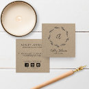 Recherche de lettrage main cartes visite Typographie