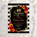 Recherche de tournesol anniversaire invitations Élégant