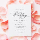 Recherche de luxe mariage invitations Calligraphie