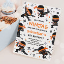 Suche nach ninjas einladungen Ninja party