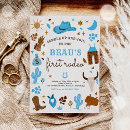 Recherche de ranch anniversaire invitations Cowboy 1er anniversaire