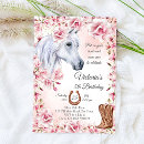 Recherche de horse party invitations Cowgirl
