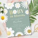 Recherche de grandes fleurs invitations Bébé en fleurs