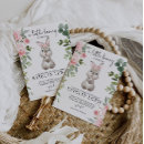 Recherche de lapin rose invitations C'est une fille