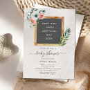 Recherche de boho floral baby shower invitations Bébé