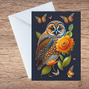 Recherche de owl remerciements cartes Floral