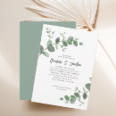 Recherche de feuillage vert invitations Moderne