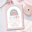 Recherche de girl 1ans anniversaire invitations Arc en ciel