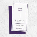 Recherche de aubergine cartes visite Luxe