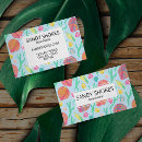 Recherche de motif tropical cartes visite Simple