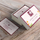 Recherche de belles fleurs cartes visite Maquillage