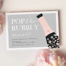 Recherche de bouteille de champagne invitations Girly