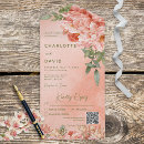 Recherche de floral pêche invitations Pivoines