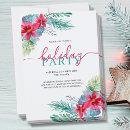 Suche nach watercolor holiday party einladungen Winter