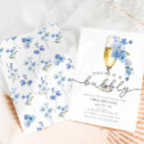 Recherche de champagne brunch bridal shower invitations Aquarelle florale